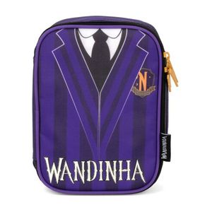 Estojo Escolar Box Wandinha Roxo ET47266WD Luxcel - UN