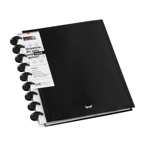 Caderno Disco Black M CD1008 Brw - UN
