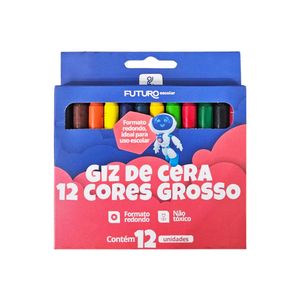 Gizão de Cera Caixa com 12 Cores FE062203 Futuro - EST