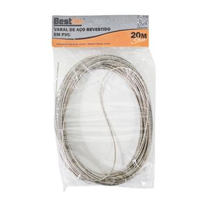 Corda para Varal Aço 20 Metros BFH2621 Bestfer - UN