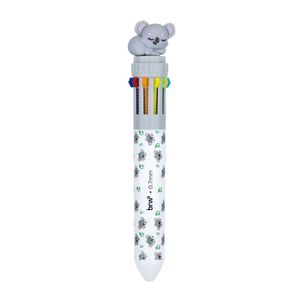 Caneta Esferográfica Gel 0,7mm Animais CA0510 Brw - 12UN