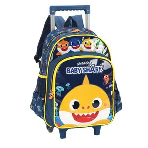 Mochila de Rodinhas Baby Shark Azul IC39005BS Luxcel - UN