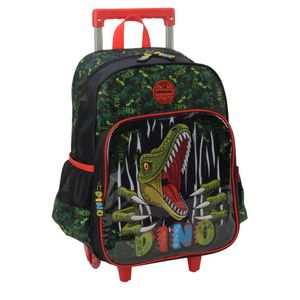 Mochila de Rodinhas Up4you Dino Vermelho IC39882UP Luxcel - UN