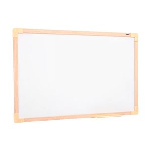Quadro Branco 70x70 Moldura Madeira Soft 4002 Stalo - UN