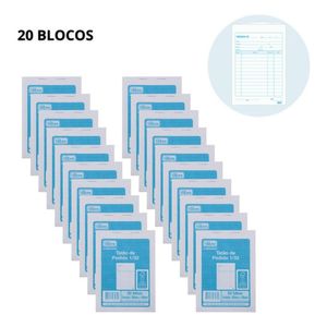 Kit 20 Bloco De Pedido 1/32 1 Via 50 Folhas 234796 Tilibra