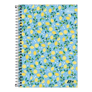 Caderno Espiral Capa Dura 1/4 96 Folhas D+ 140490 Tilibra - 4UN