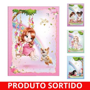 Caderno Universitário 1x1 80 Folhas Capa Dura Jolie 308960 Tilibra - 5UN