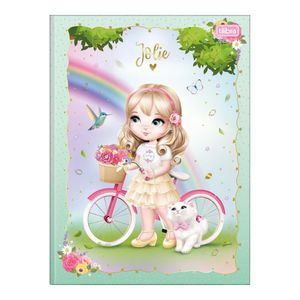 Caderno Universitário 1x1 80 Folhas Capa Dura Jolie 308960 Tilibra - 5UN