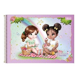 Caderno de Cartografia e Desenho 80 Folhas Jolie Sortido 309028 Tilibra - 4UN