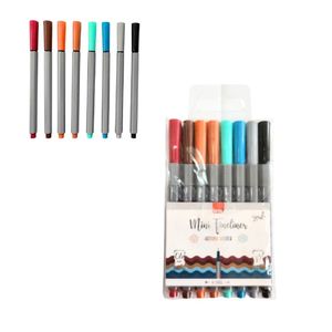 Caneta Hidrocor 0,4mm Mini Fineliner 0051 Brw - 8UN