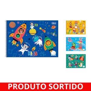 Caderno Meia Pauta 40 Folhas Sapeca Masculino 144991 Tilibra - 4UN