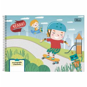 Caderno Meia Pauta 40 Folhas Sapeca Masculino 144991 Tilibra - 4UN