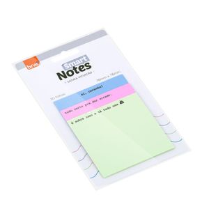 Bloco Adesivo 76x76mm Sátira Intuição BA8011 Brw - 3UN