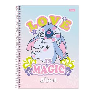 Caderno Universitário 10x1 160 Folhas Capa Dura Stitch 5246 Foroni - 4UN