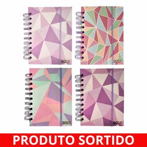 Agenda Espiral Capa Dura 2025 11,2x15cm 5869 Amigold - UN