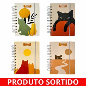 Agenda Espiral Capa Dura 2025 11,2x15cm 5853 Amigold - UN