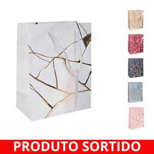Sacola para Presente 31x42cm Sortido 5964 Amigold - UN