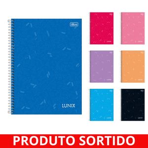 Caderno Universitário 10x1 160 Folhas Lunix Sortido 340618 Tilibra - 4UN
