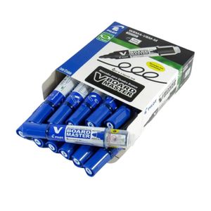 Pincel Marcador Recarregável WBMA-VBM-M Azul 2450 Pilot - 12UN