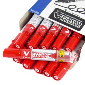 Pincel Marcador Recarregável WBMA-VBM-M Vermelho 2450 Pilot - 12UN