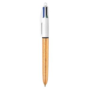 Caneta Esferográfica Retrátil 4 cores FIREWORK 12 Bic - 12UN