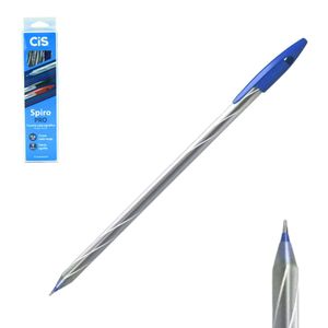 Caneta Esferográfica Spiro Pro 0.7mm Azul 0655 Cis - 12UN