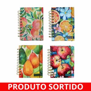 Agenda Capa Dura 2025 320 Folhas Frutas 2556 Winpaper - UN