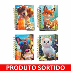 Agenda Capa Dura 2025 320 Folhas Animais 2572 Winpaper - UN