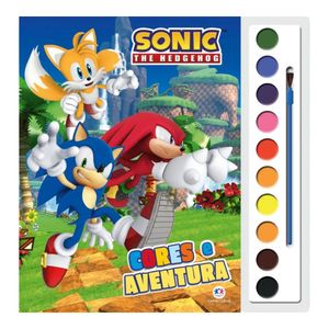 Livro Infantil Aquarela Sonic 7300 Ciranda cultural - UN
