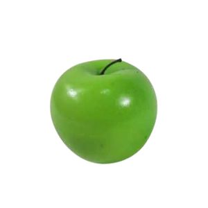 Enfeite Decorativo Plástico Maça Verde 8cm 6299 Amigold - UN