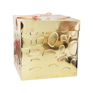 Caixa para Presente Quadrado 22x22cm Sortido 5969 Amigold - UN