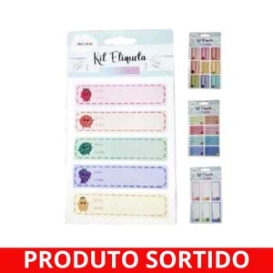 Etiqueta Adesiva para Caderno 10x13,5cm Infantil 5845 Amigold - UN
