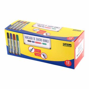 Pincel Marcador Quadro Branco Cores 0519 Make+ - 4UN