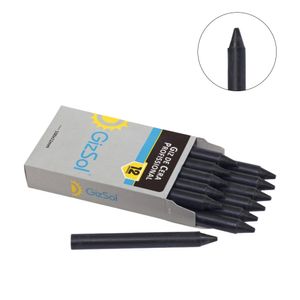 Lápis Estaca Preto 83701B Giz sol - 12UN
