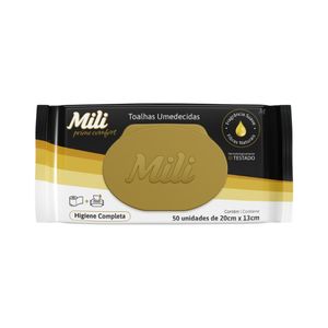 Toalha Umedecida Prime Comfort 20x13cm 1378 Mili - 50UN