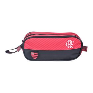 Estojo Escolar Duplo Flamengo Vermelho FLA24624F Clio - UN