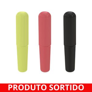 Porta Escova Dental Cores 16637 Plasutil - UN