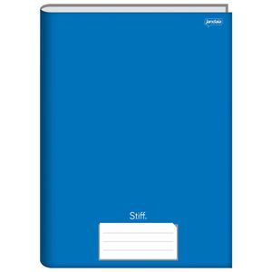 Caderno Capa Dura Universitário 80 Folhas Stiff Azul 68815 Jandaia - 5UN