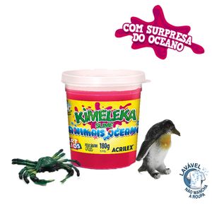 Geleinha Slime Kimeleka Animais do Oceano 180g 0586 Acrilex - UN