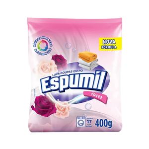 Sabão em Pó Espumil Flores 400g 4026 Espumil - UN