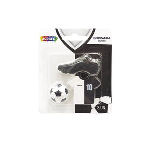 Borracha Plástica Futebol Branco Preto 21961 Acrilex - UN