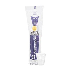 Copo Descartável Premium 400ml Transparente 6444 Kerocopo - 50UN