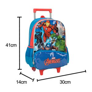 Mochila de Rodinhas Azul Avengers IC38012AG Luxcel - UN