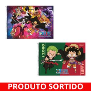 Caderno Cartografia Espiral Capa Dura sem Seda 80 Folhas One Piece 0464 Tilibra - 4UN
