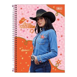Caderno Universitário 10x1 160 Folhas Capa Dura Ana Castelo 8304 Tilibra - 4UN