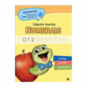 Livro Infantil Caligrafia Numerais 4683 Editora brasileitura - UN