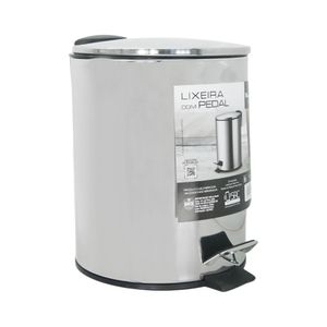 Lixeira Inox 5 Litros com Pedal 2039 Wincy - UN