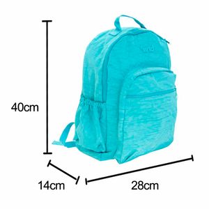 Mochila Juvenil Nylon Lisa Verde MC0101 Brw - UN