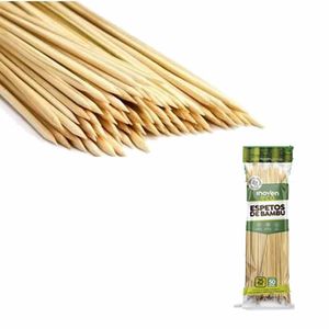 Espeto para Churrasco 25cm Inovem Bambu 5020 Inoven - 50UN