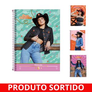 Caderno Universitário 1x1 80 Folhas Capa Dura Ana Castelo 358312 Tilibra - 4UN